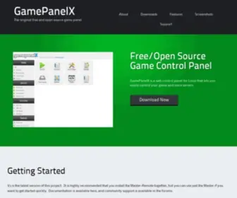 Gamepanelx.com(The original free and open source game panel) Screenshot