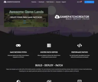 Gamepatchcreator.com(Create Your Own Game Patches) Screenshot