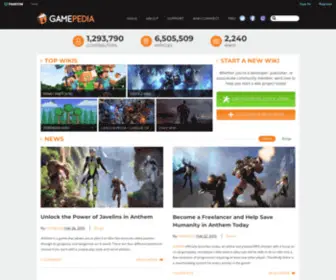 Gamepedia.io(Gamepedia) Screenshot