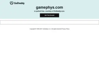 Gamephys.com(GamePhys The Video Game Physics Blog) Screenshot