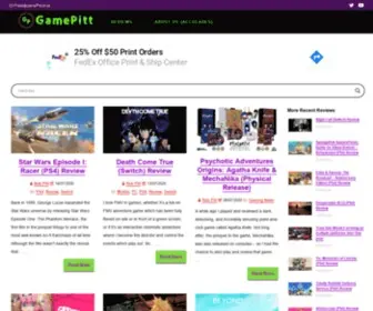 Gamepitt.co.uk(Detailed Gaming Reviews) Screenshot