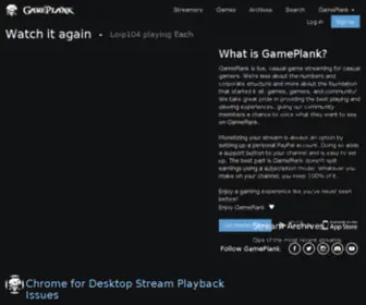 Gameplank.tv(Gameplank) Screenshot