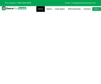 Gameplanleads.com(Game Plan Leads) Screenshot