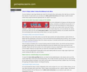 Gameplaycasino.com Screenshot