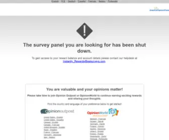 Gameplaysurveys.com(This survey panel has been shutdown) Screenshot