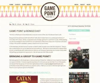 Gamepointcafe.com(GamePoint A Board Game Cafe) Screenshot
