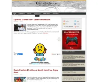 Gamepolitics.com(GamePolitics News) Screenshot