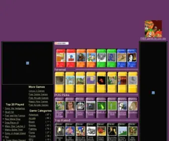 Gamepug.com(FREE Online games for U with Petey the Purple PUG) Screenshot