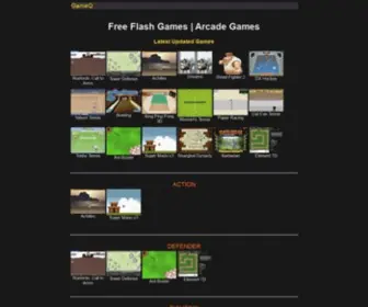 Gameq.org(Free Flash Games) Screenshot