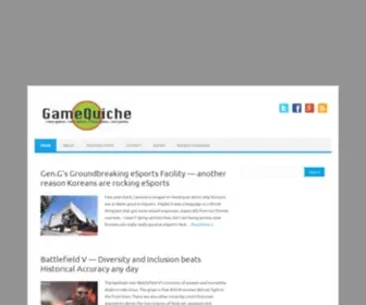 Gamequiche.com(Video Game Blog) Screenshot