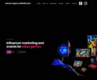 Gameragencyme.com(Influencer and Events Agency) Screenshot