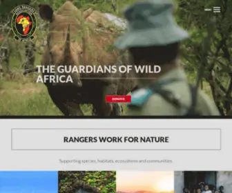 Gameranger.org(Game Rangers Association of Africa) Screenshot