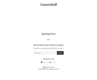 Gamerbuff.com(GamerBuff) Screenshot