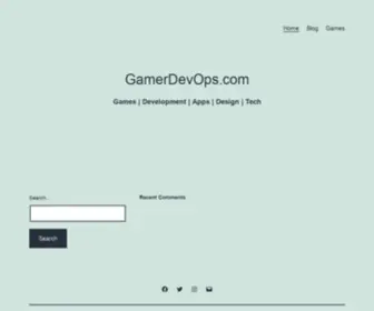 Gamerdevops.com(Gamerdevops) Screenshot