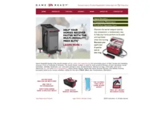 Gamereadyvet.com(Game Ready Equine) Screenshot