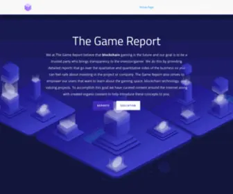 Gamereport.io Screenshot