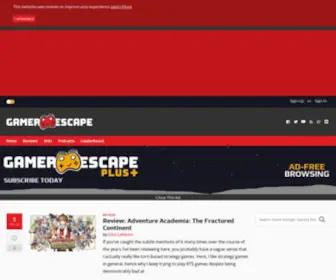 Gamerescape.com(Gamer Escape) Screenshot