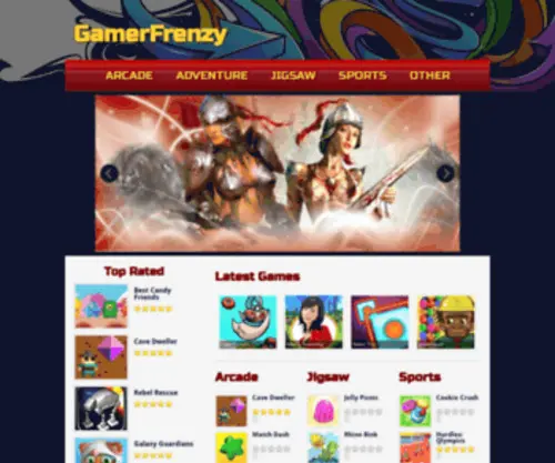 Gamerfrenzy.com(Gamerfrenzy) Screenshot