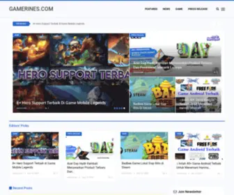 Gamerines.com(GameRines) Screenshot