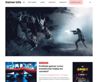 Gamerinfo.com.br(Gamer Info) Screenshot