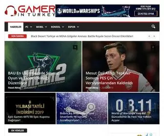 Gamerinturkey.com(Gamer In Turkey) Screenshot