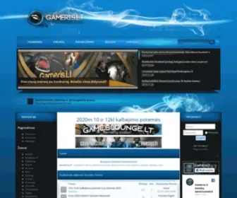Gameris.lt(Žaidimų mėgėjams skirta svetainė) Screenshot