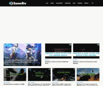 Gameriv.com(Gaming News) Screenshot