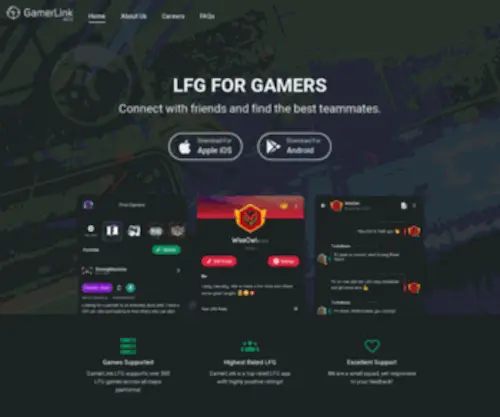 Gamerlinklfg.com(Universal Looking For Group (LFG) App) Screenshot