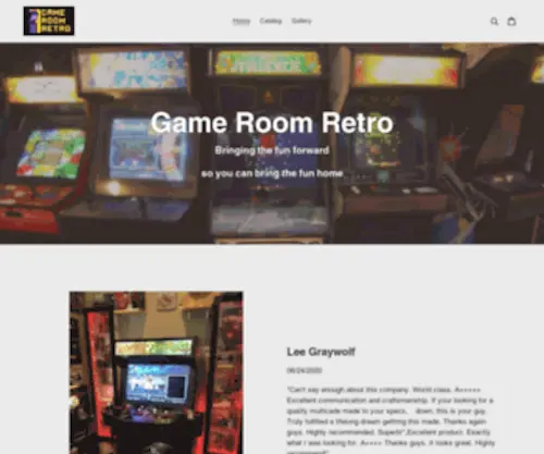 Gameroomretro.com(Game Room Retro) Screenshot