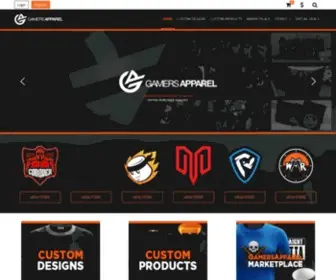 Gamersapparel.co.uk(Gamers Apparel) Screenshot