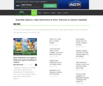 Gamersclassified.com(Gamers Classified) Screenshot