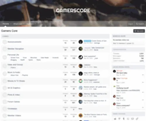 Gamerscore.org(Gamerscore) Screenshot
