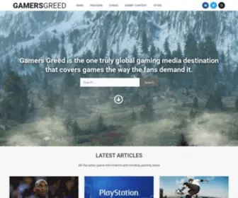 Gamersgreed.com(Gamers Greed) Screenshot