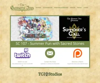 Gamersinnpodcast.com(The Gamers' Inn) Screenshot