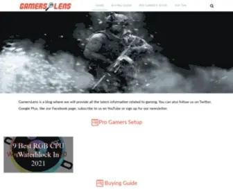 Gamerslens.com(Best Site For Gaming Product Recommendations In 2021) Screenshot