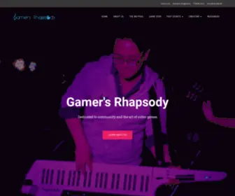 Gamersrhapsody.com(Celebrating video game music) Screenshot