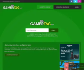 Gamertag.net(Xbox Gamertag Availability Checker) Screenshot