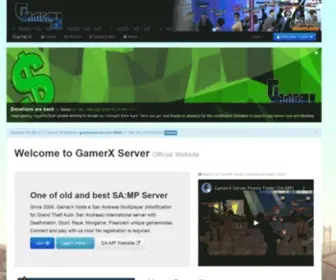 Gamerxserver.com(GamerX Server) Screenshot