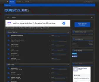 Gamerzplanet.net(The Front Page) Screenshot