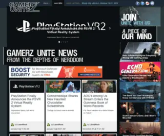 Gamerzunite.com(Gamerz Unite) Screenshot