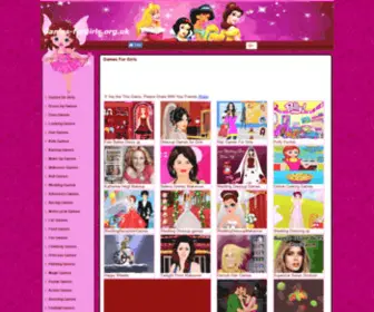 Games-Forgirls.org.uk(Games For Girls) Screenshot