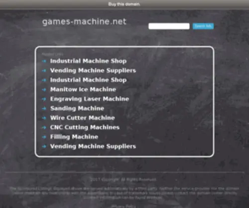 Games-Machine.net(Guangzhou Qingfeng Electronics Co) Screenshot