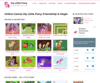 Games-Mylittlepony.net(Online Games My Little Pony) Screenshot