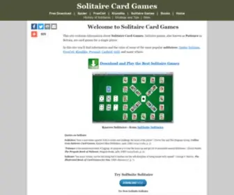 Games-Solitaire.com(Solitaire and Card Games for One) Screenshot