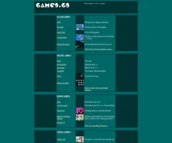 Games.gs(Free Games to play online at Game .GS) Screenshot