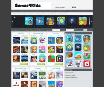 Games4Kids.org(Games 4 Kids) Screenshot