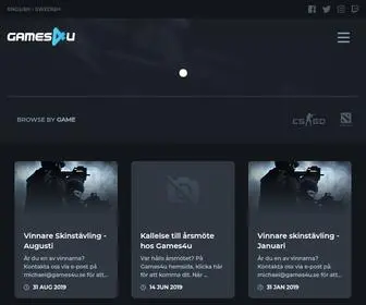 Games4U.se(Gratis spelservrar) Screenshot