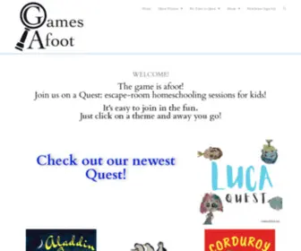 Gamesafoot.net(Games Afoot) Screenshot