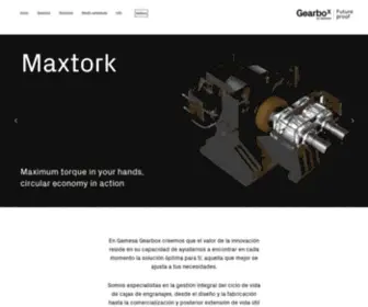 Gamesagearbox.com(Gearbox by Gamesa) Screenshot