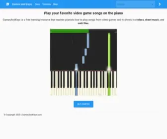 Gamesandkeys.com(Games And Keys) Screenshot